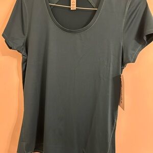 Marika Teal Short Sleeve Tee